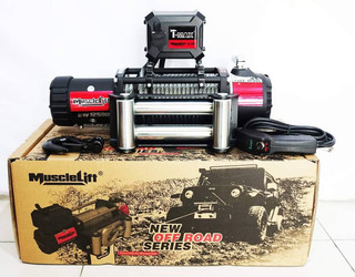 وینچ 24 ولت 9500 پوند کابل فلزی T-Max Muscle Lift – انتخاب حرفهای آفرود ماسل لیفت تیمکس