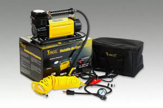 کمپرسور باد T-Max ۱۶۰ لیتر – خروجی بالا برای آفرود، کمپینگ و خودروهای ۴×۴