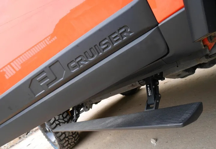 رکاب برقی تیمکس E-Board مناسب برای اف جی کروزر FJ Cruiser | رکاب خودکار آفرود با نصب آسان و کیفیت بالا
