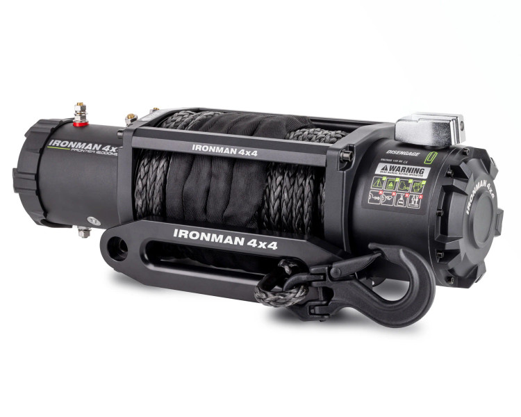 وینچ ۱۲,۰۰۰ الیاف آیرونمن مدل IMW12000MSR (Ironman 4x4 Winch 12000 Synthetic Rope - IMW12000MSR)