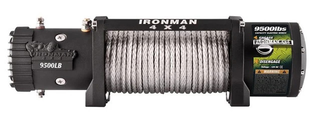 وینچ ۱۲,۰۰۰ الیاف آیرونمن مدل WWB12000SR (Ironman 4x4 Winch WWB12000SR – Synthetic Rope)