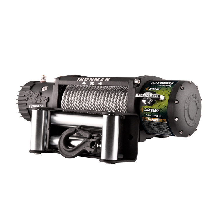 وینچ ۱۲,۰۰۰ آیرونمن مدل WWB12000 (کابل فلزی) (Ironman 4x4 Winch WWB12000 Steel Cable)