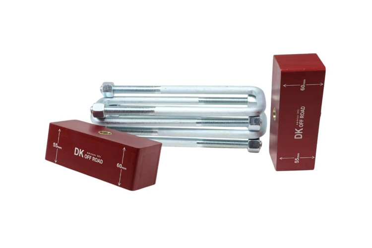 بلوک و کرپی افزایش ارتفاع عقب دیکی آفرود | DK Offroad Rear Lift Block & U-Bolt Kit
