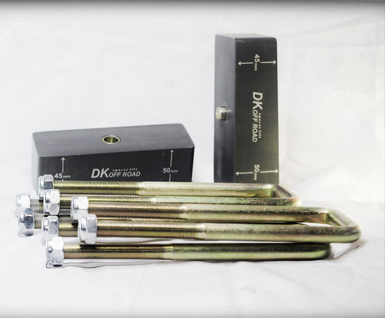 بلوک و کرپی افزایش ارتفاع عقب دیکی آفرود | DK Offroad Rear Lift Block & U-Bolt Kit