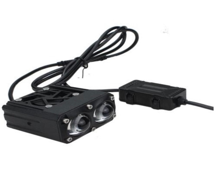 پروژکتور دو لنز فندار MOP مدل U29 | MOP U29 Dual Lens Cooling Fan LED Light