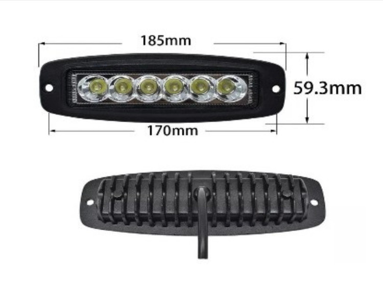 پروژکتور ۱۸ وات لبهدار خطی MOP | MOP 18W Linear Edge LED Light