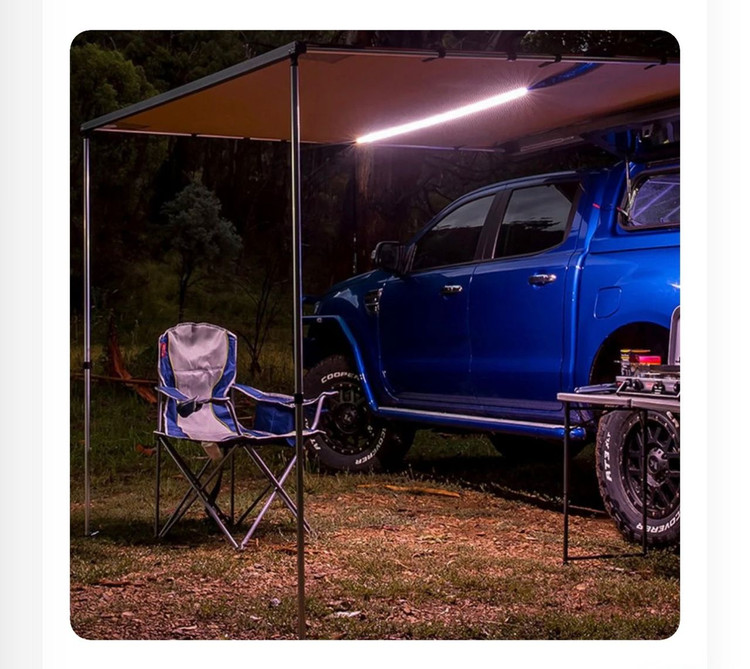 سایبان سافت و هارد کیس ARB چراغدار ARB Touring Awning LED Light