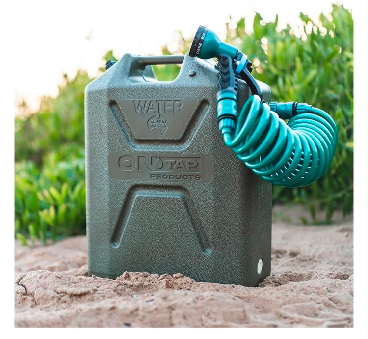 دوش کمپینگ ARB OnTap پارت نامبر OTSBLA400 / OTSGRE400 | ARB OnTap Portable Camping Shower Black & Green