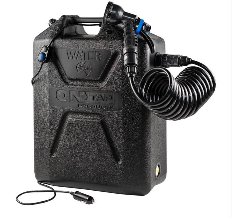 دوش کمپینگ ARB OnTap پارت نامبر OTSBLA400 / OTSGRE400 | ARB OnTap Portable Camping Shower Black & Green