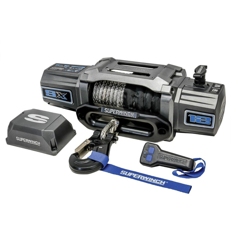 وینچ سوپر وینچ SX-12SR ظرفیت 12000 پوند | Superwinch SX12SR Synthetic Rope Winch