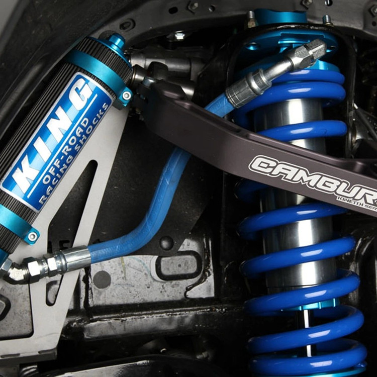 کیت زیربندی، افزایش ارتفاع و تعلیق King Suspension Black Finned Reservoir مناسب تویوتا FJ Cruiser، Hilux، Prado 120، Prado 150 و Land Cruiser 200