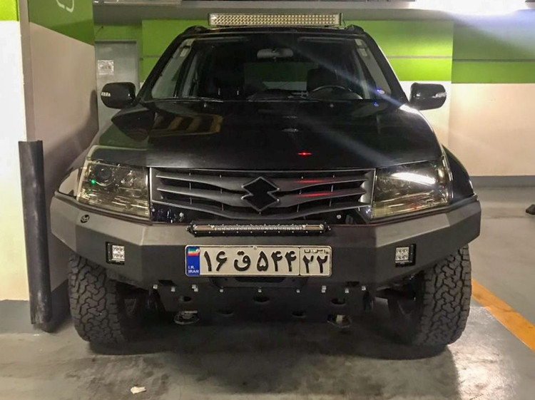 سپر جلو آفرودی سوزوکی ویتارا برند فاکس همراه با سینی زیر رادیاتور و پروژکتور FOX | Fox Off-Road Front Bumper For Suzuki Vitara