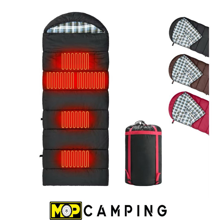 کیسه خواب یکنفره MOP ضدآب با المنت حرارتی | MOP Heated Waterproof Sleeping Bag