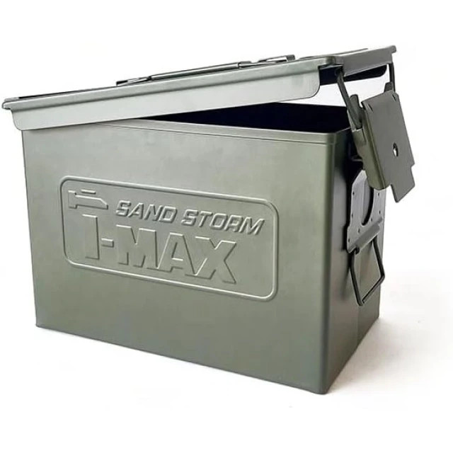 باکس جعبه فلزی تیمکس (جعبه مهماتی) مدل Sandstorm | T-MAX Sandstorm Steel Ammo Box
