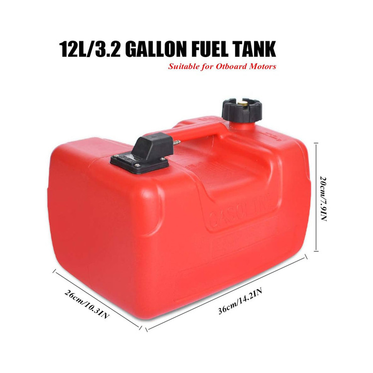 گالن سوخت آفرودی مدل قایقی ۱۲ لیتری تلاوی | Telawei 12L Boat Style Off-Road Fuel Can