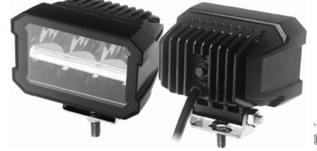 پروژکتور LED آفرود ۲۵ وات بلک ولز | دی‌لایت سفید و نارنجی، راهنمادار، نور خط کات