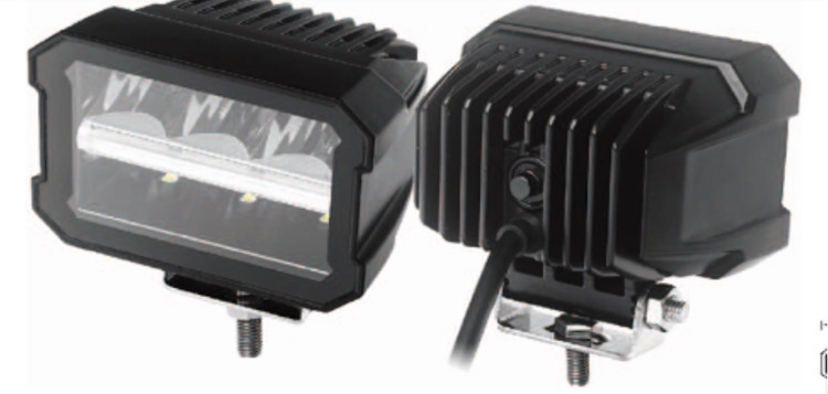 پروژکتور LED آفرود ۲۵ وات بلک ولز | دیلایت سفید و نارنجی، راهنمادار، نور خط کات