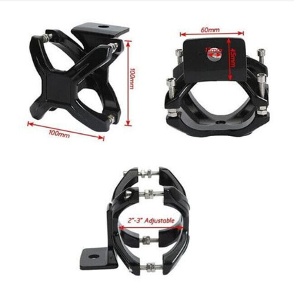 پایه نصب پروژکتور لولهای بلک ولز | Black Whales Tube Mount Bracket (مناسب لولههای ۲ تا ۳ اینچ)