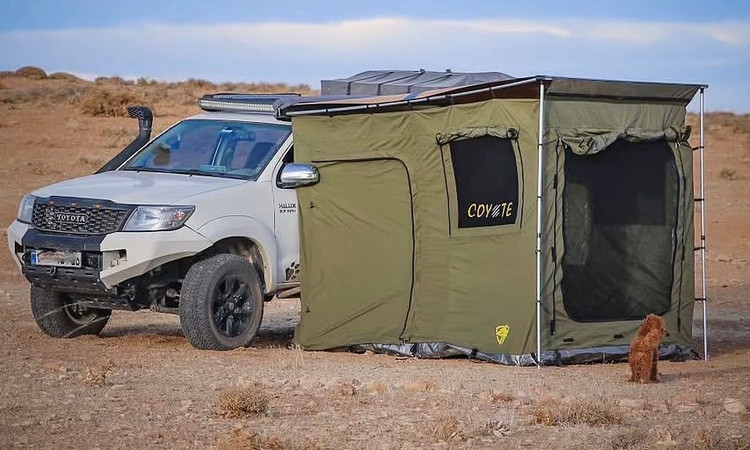 اتاقک زیر سایبان برند کایوت (Coyote Awning Room) | مناسب سایبانهای ۲×۲.۵ و ۳×۲.۵ متر | ساخت ایران