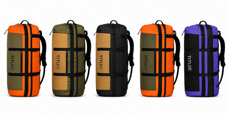 دافل بگ ۸۰ تا ۱۲۰ لیتری تیتو کمپ TITU CAMP Duffel Bag 80-120L