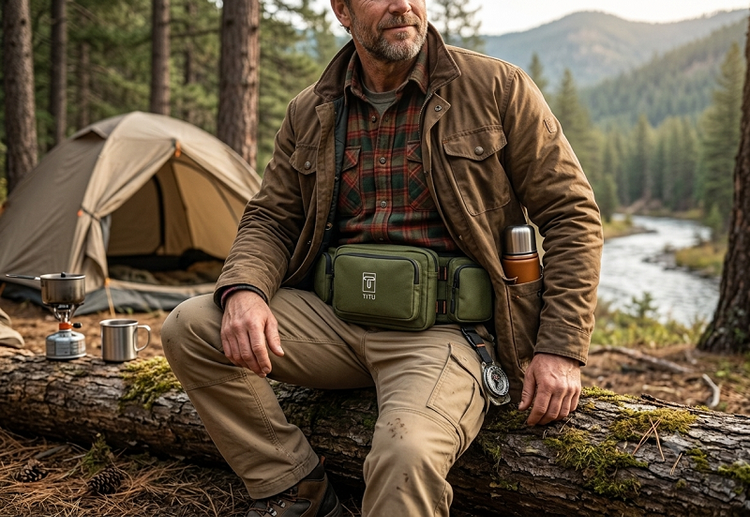 کیف کمری تیتو کمپ مدل Adventure TITU CAMP Adventure Waist Bag