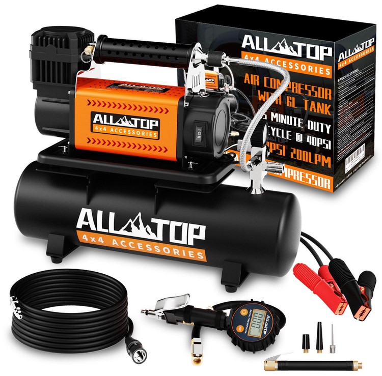 کمپرسور باد مخزندار ALLTOP مدل ATACR200-6L ALLTOP Air Compressor with 6L Tank ATACR200-6L