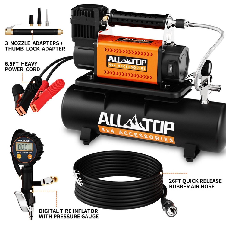کمپرسور باد مخزندار ALLTOP مدل ATACR200-6L ALLTOP Air Compressor with 6L Tank ATACR200-6L