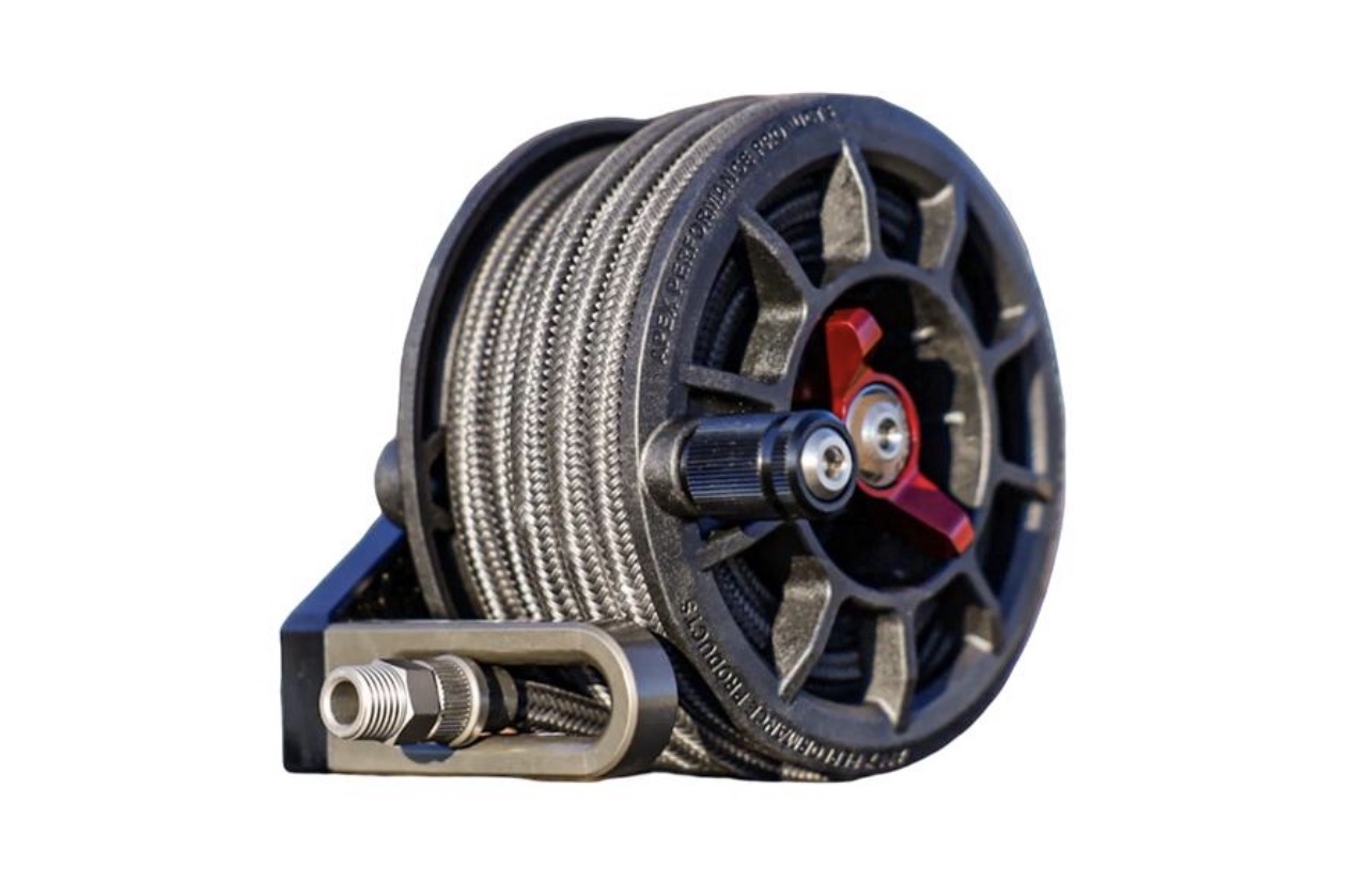 قرقره جمع‌کن شیلنگ باد APEX مدل X02-06-001  APEX Compact Reel System (CRS) – 6metete