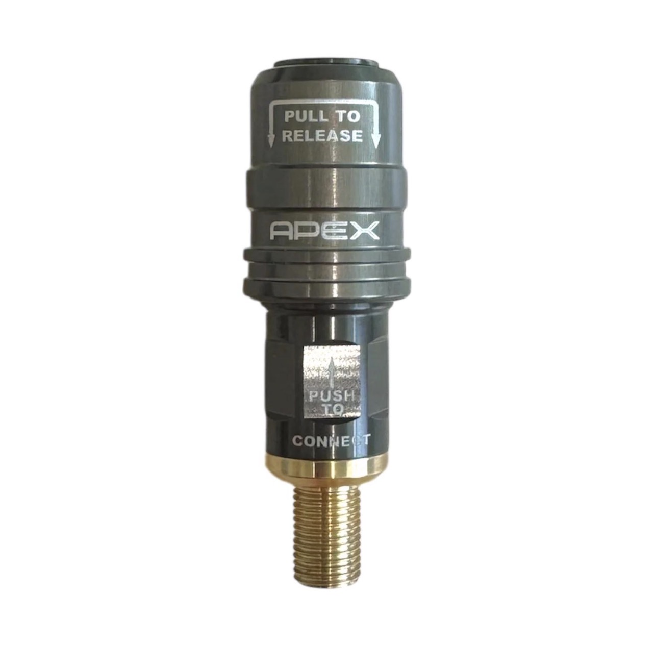 سری بادگیر (چاک) فشار قوی APEX مدلMale نری X02-12-009  APEX High Flow Push-On Chuck – 1/4” NPT Female (Dual Flow)