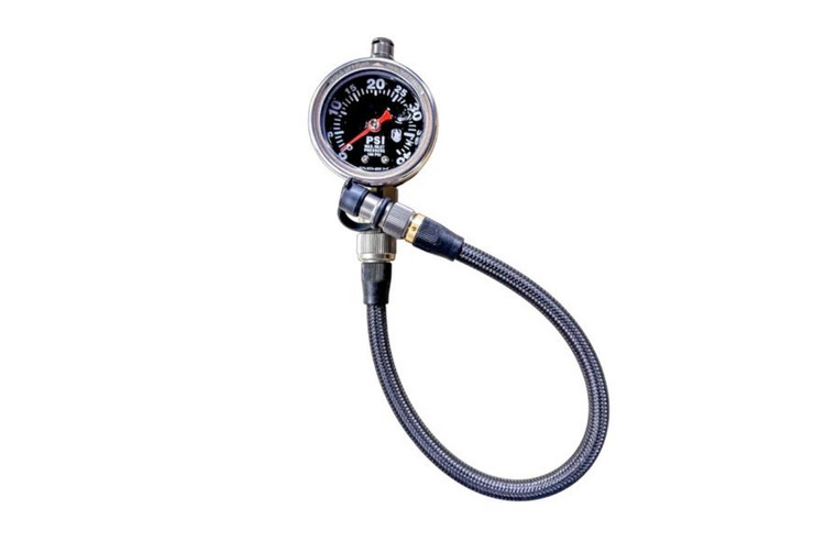 گیج باد دقیق لاستیک APEX مدل X02-08-040 APEX Precision Pressure Gauge (PPG) – 0-40 PSI