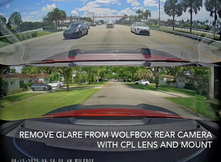 فیلتر پلاریزه دایرهای WOLFBOX مدل CPL WOLFBOX Circular Polarizing Lens (CPL) for G900 Pro / G900 TriPro