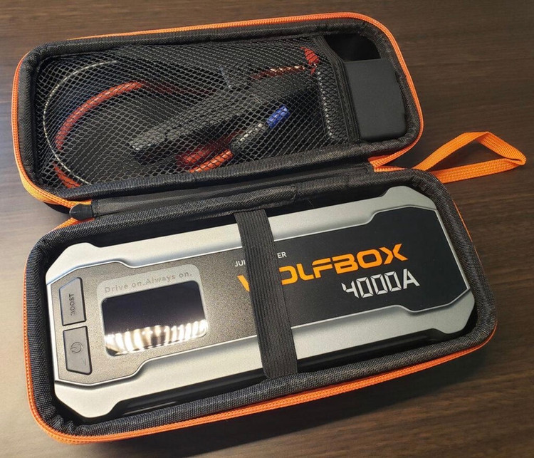 جامپ استارتر WOLFBOX مدل MegaVolt24 WOLFBOX MegaVolt24 4000A Jump Starter | 24,000mAh | PD 65W Fast Charge