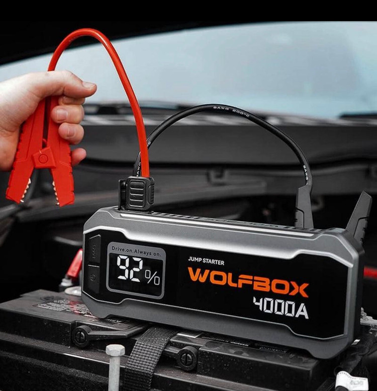 جامپ استارتر WOLFBOX مدل MegaVolt24 WOLFBOX MegaVolt24 4000A Jump Starter | 24,000mAh | PD 65W Fast Charge