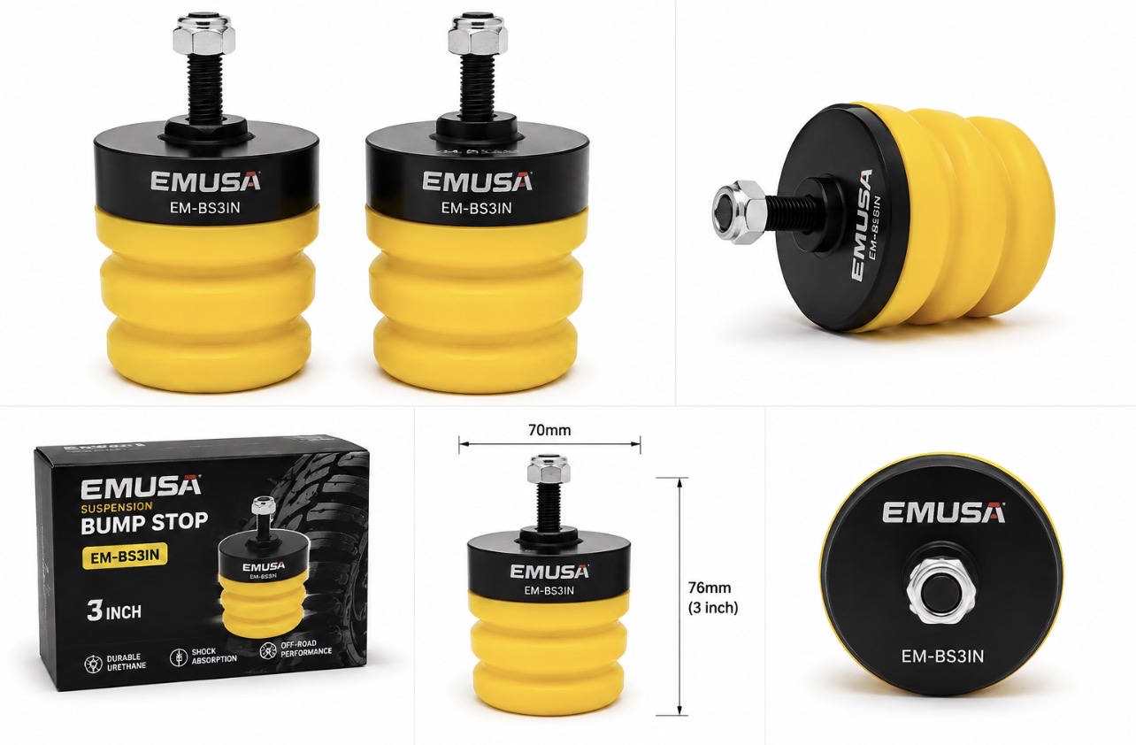 بامپ استاپ ضربه‌گیر انتهای کورس کمک فنر EMUSA مدل EM-BS3IN  EMUSA 3 Inch Bump Stop
