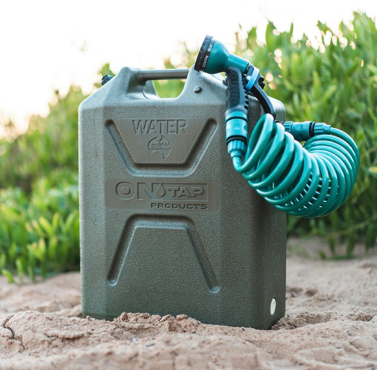 گالن دوشدار ARB ONTAP مدل OTSGRE400 ARB ONTAP Portable Shower – Green Finish Part Number: OTSGRE400