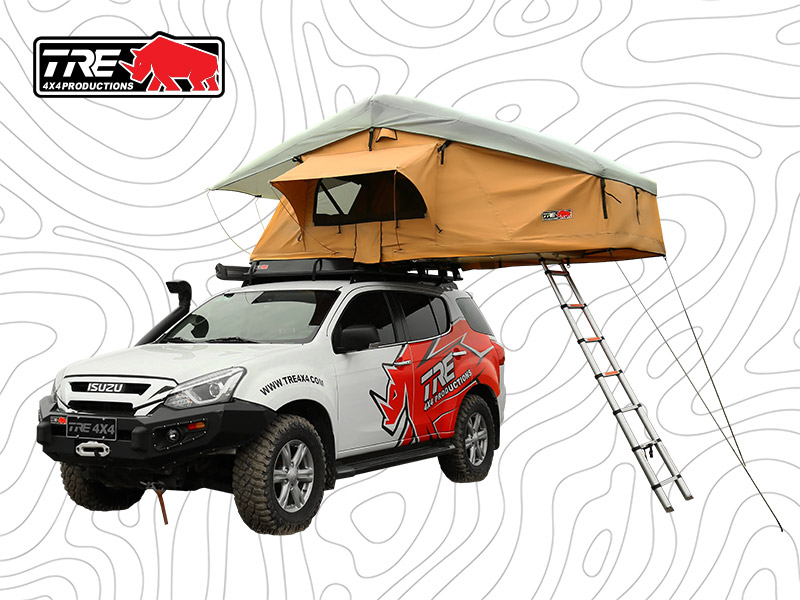 ⛺ چادر سقفی Mount-B Rooftop Tent | TRE4x4
