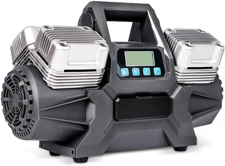 پمپ باد ۴ سیلندر ۴۰۰ لیتر بر دقیقه Toby’s | Heavy Duty 4-Cylinder Air Compressor