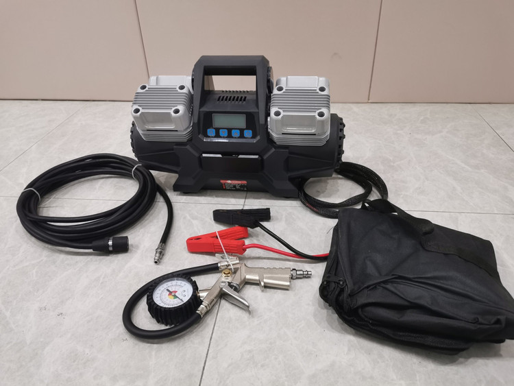 پمپ باد ۴ سیلندر ۴۰۰ لیتر بر دقیقه Toby’s | Heavy Duty 4-Cylinder Air Compressor