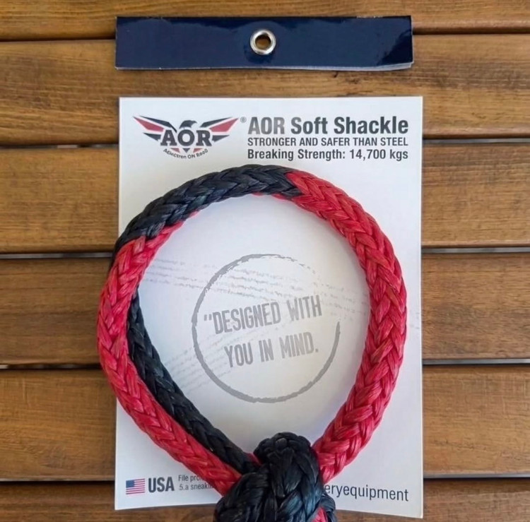 سافت شگل ۱۴٬۷۰۰ کیلوگرم ای او آر AOR | AOR Soft Shackle 14.7T