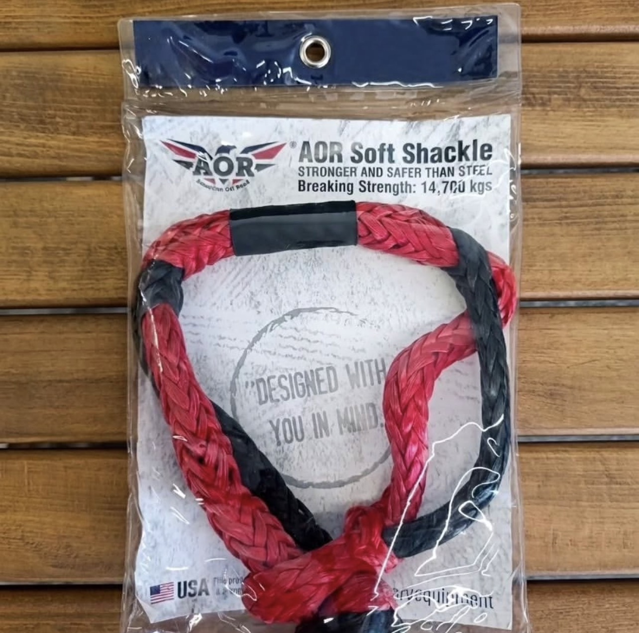 سافت شگل ۱۴٬۷۰۰ کیلوگرم ای او آر AOR | AOR Soft Shackle 14.7T