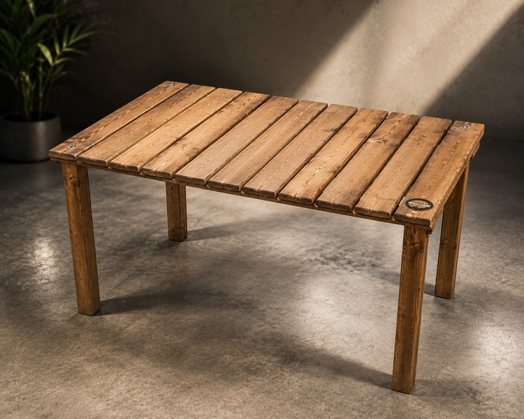میز چوبی timber مجیکمپ