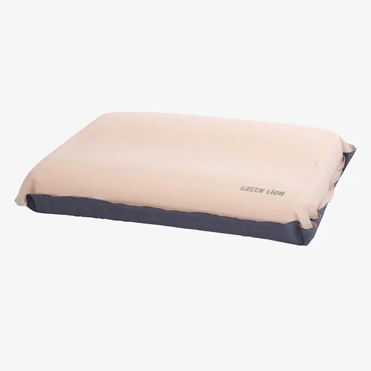 بالشت بادی گرین لاین مدل CAMPING PILLOW رنگ بژ
