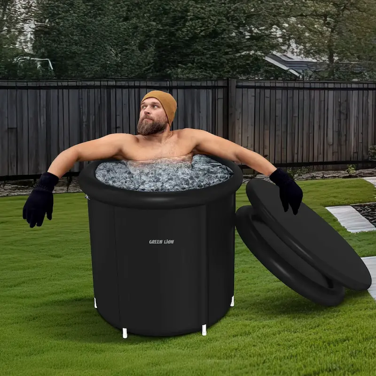 حمام یخ گرین لاین مدل ICE BATH TUB رنگ مشکی