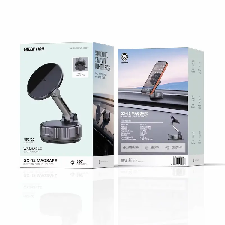 هلدر GX12 MAGSAFE SUCTION-BLACK گرین لاین