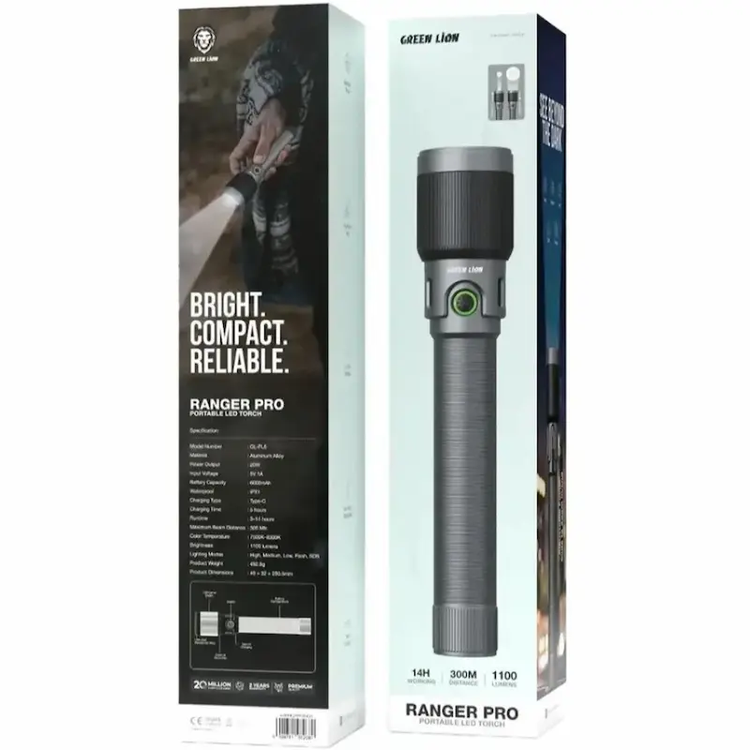 چراغ قوه RANGER PRO -GRAY